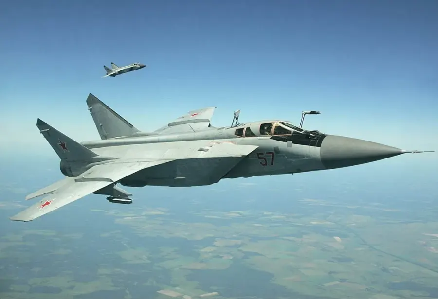 La carte Mikoyan-Gourevitch MiG-31