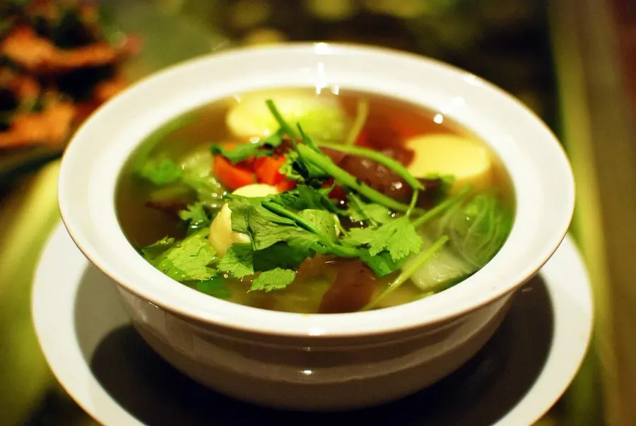 The Vegetable soup card