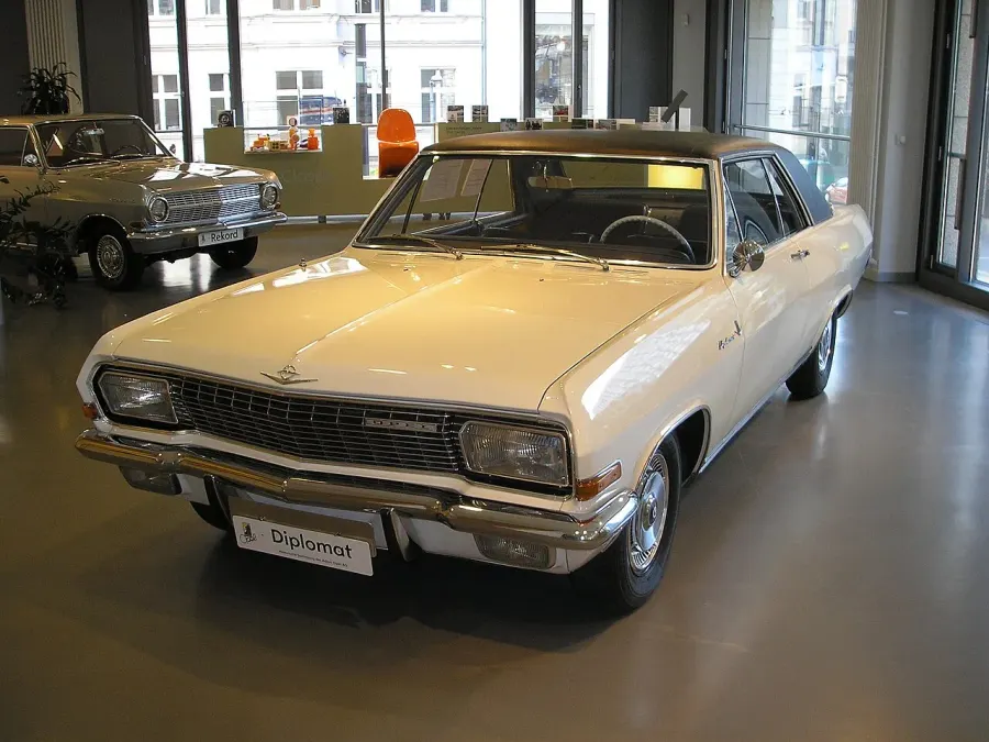 The Opel Diplomat card