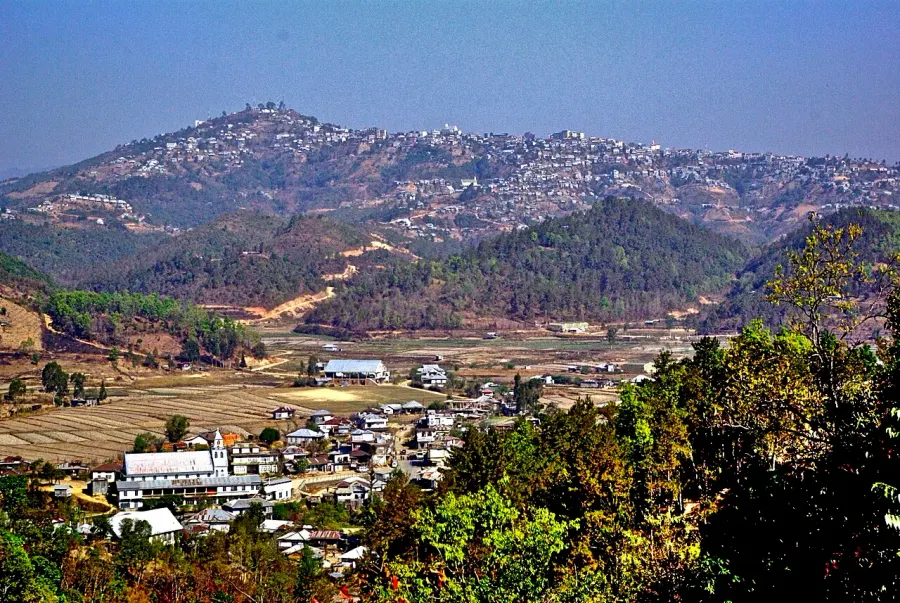 La carte Mizoram