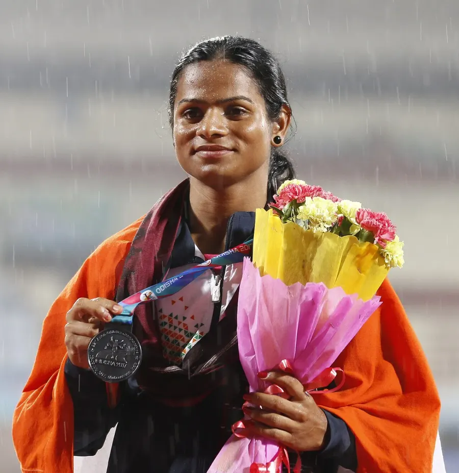 La carte Dutee Chand