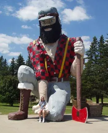 La carte Paul Bunyan