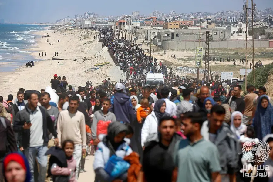 La carte Réfugiés palestiniens