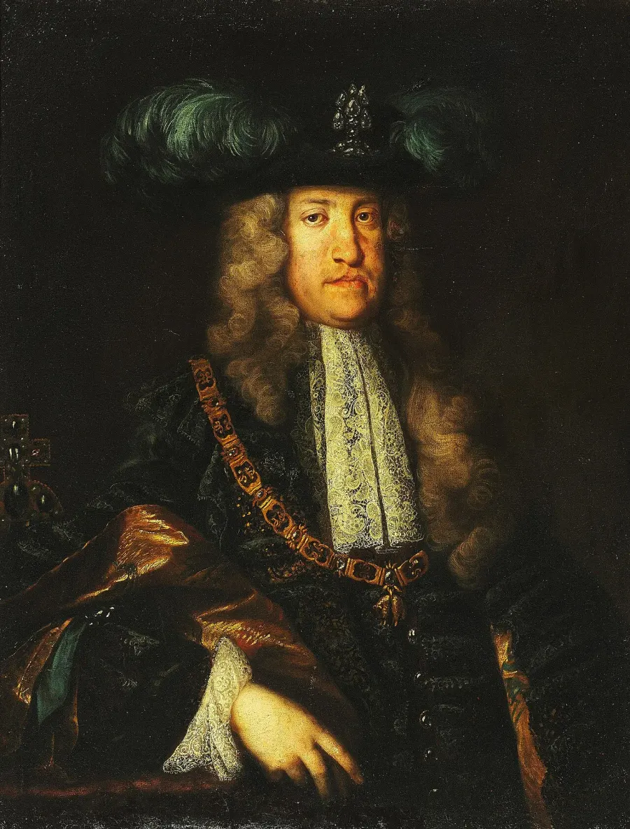 The Charles VI, Holy Roman Emperor card