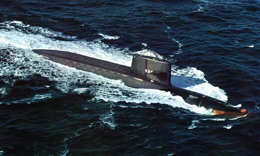 The George Washington-class submarine card