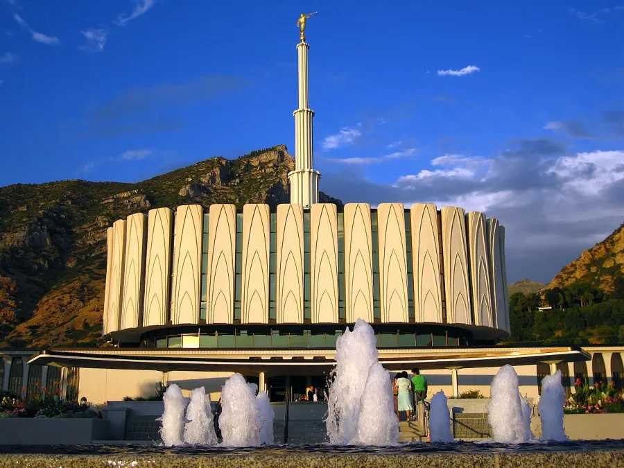 La carte Temple mormon de Provo