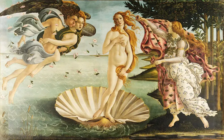 La carte La Naissance de Vénus