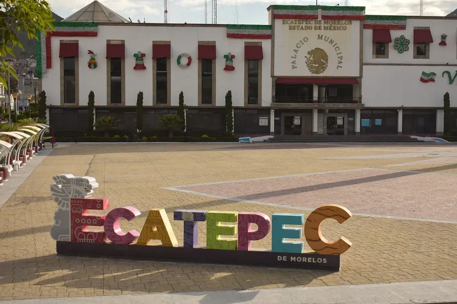 La carte Ecatepec de Morelos
