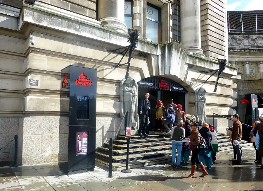 La carte London Dungeon