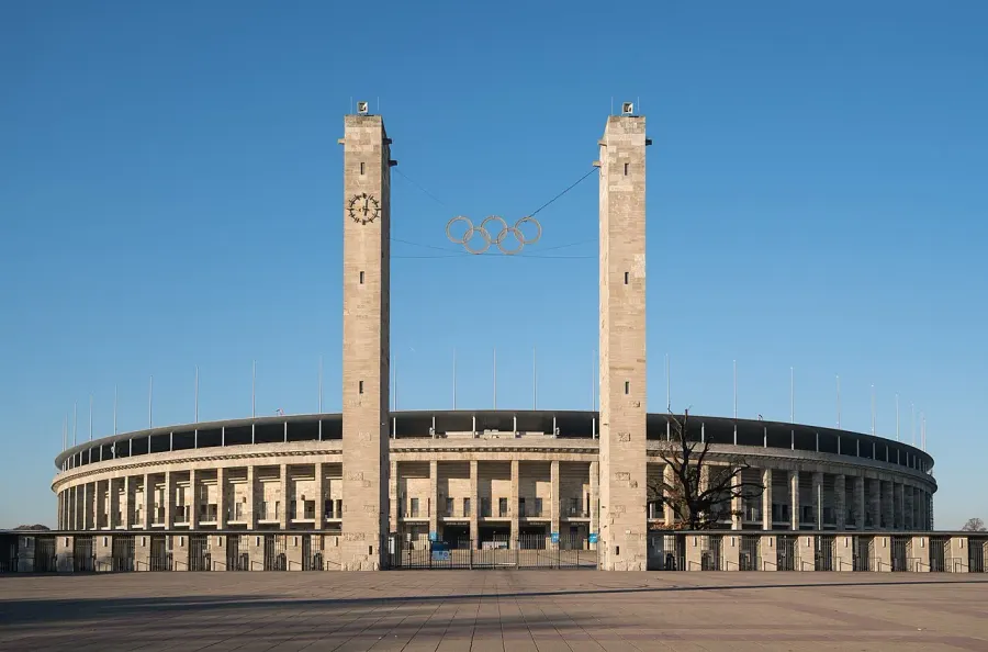 La carte Stade olympique de Berlin
