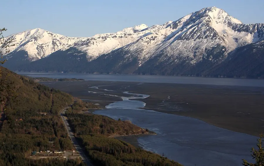 La carte Montagnes Kenai