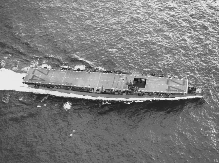 The USS Belleau Wood card