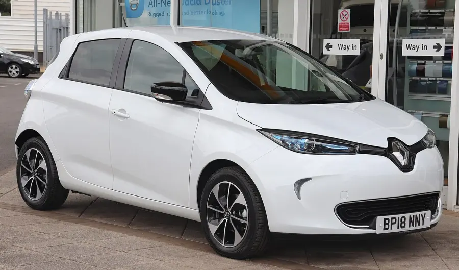 La carte Renault Zoe