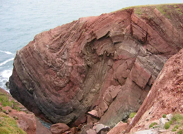 The Old Red Sandstone card