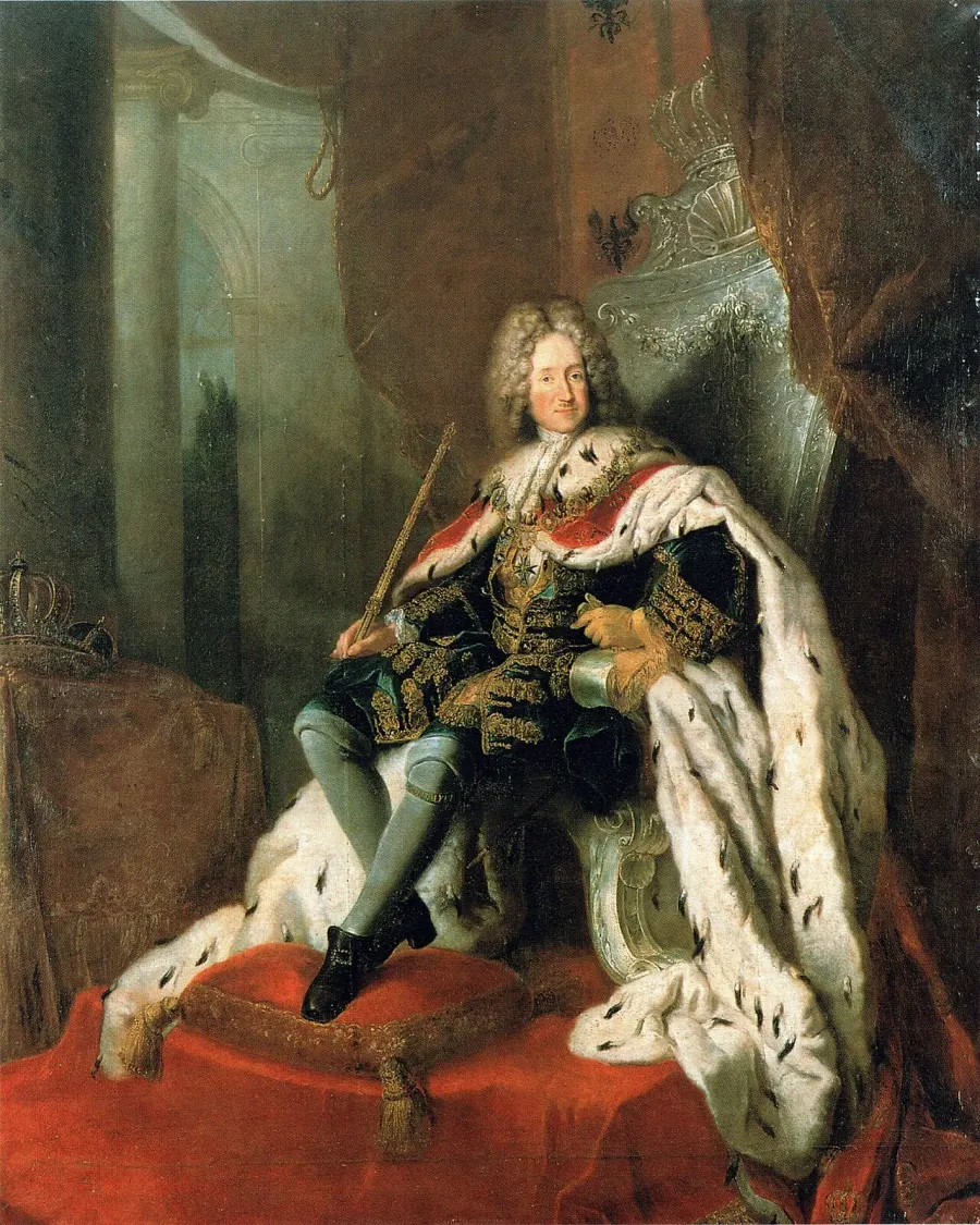 The Frederick I of Prussia card