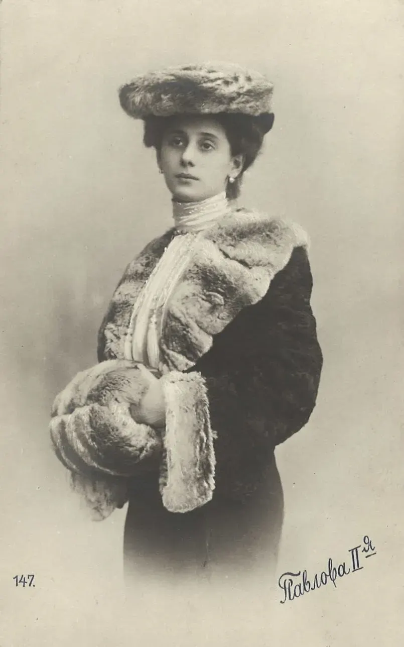 La carte Anna Pavlova