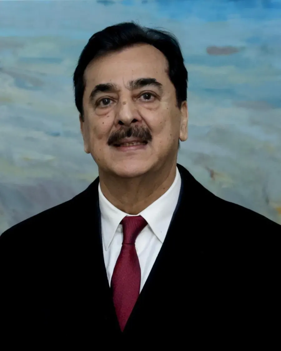 La carte Youssouf Raza Gilani