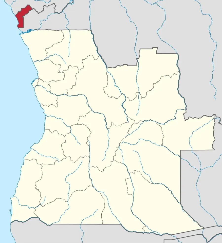 La carte Conflit du Cabinda