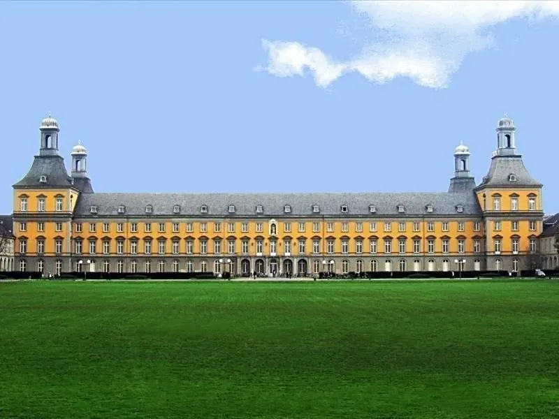 La carte Université rhénane Frédéric-Guillaume de Bonn