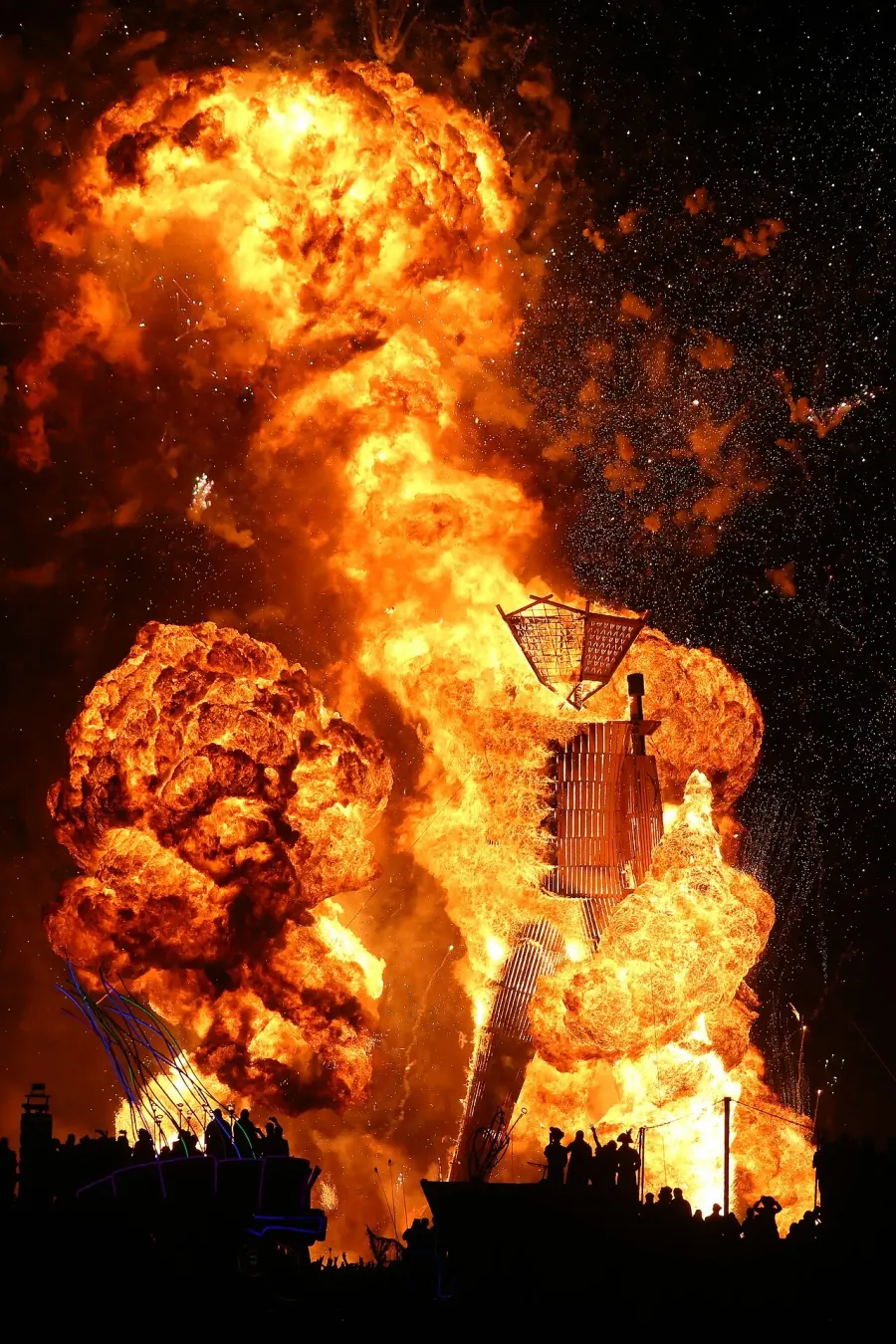 The Burning Man card