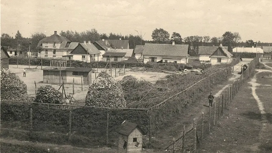 The Sobibor extermination camp card
