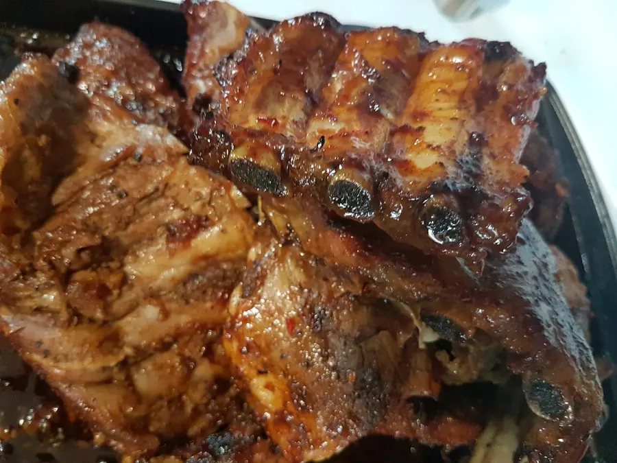 The Pork ribs card