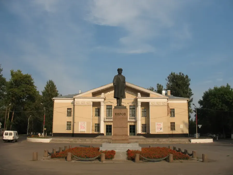 La carte Kirovsk