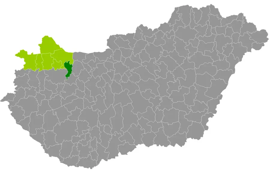 The Pannonhalma District card