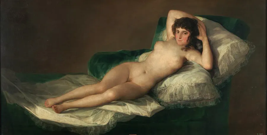 La carte La Maja nue