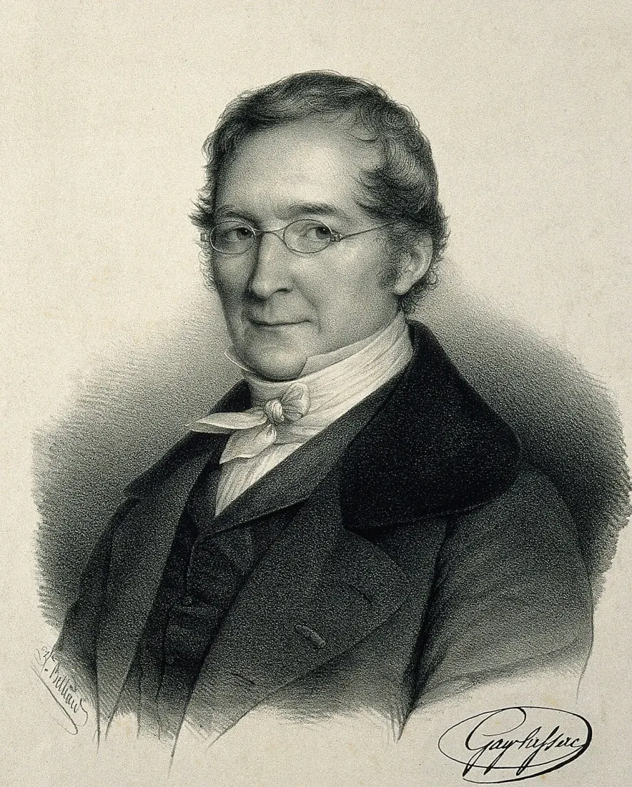La carte Louis Joseph Gay-Lussac