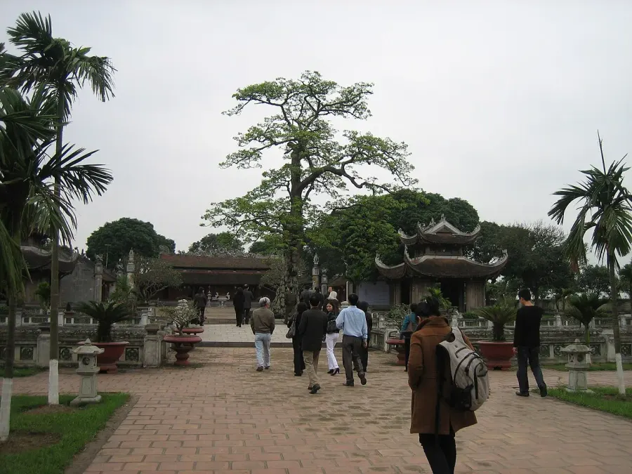 La carte Temple de la Littérature de Mao Điền