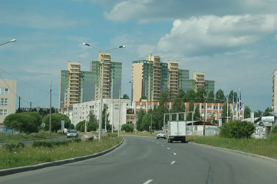 La carte Sosnovy Bor
