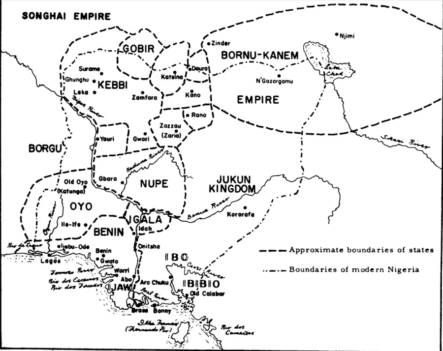 La carte Gobir