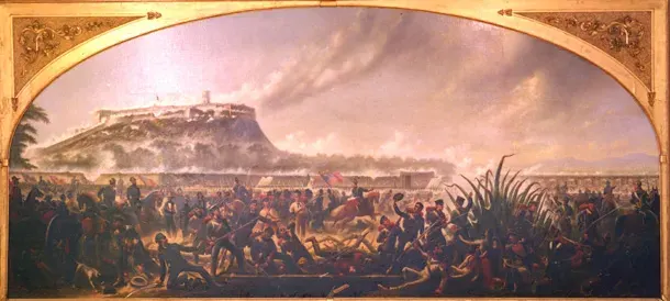 The Battle of Chapultepec card