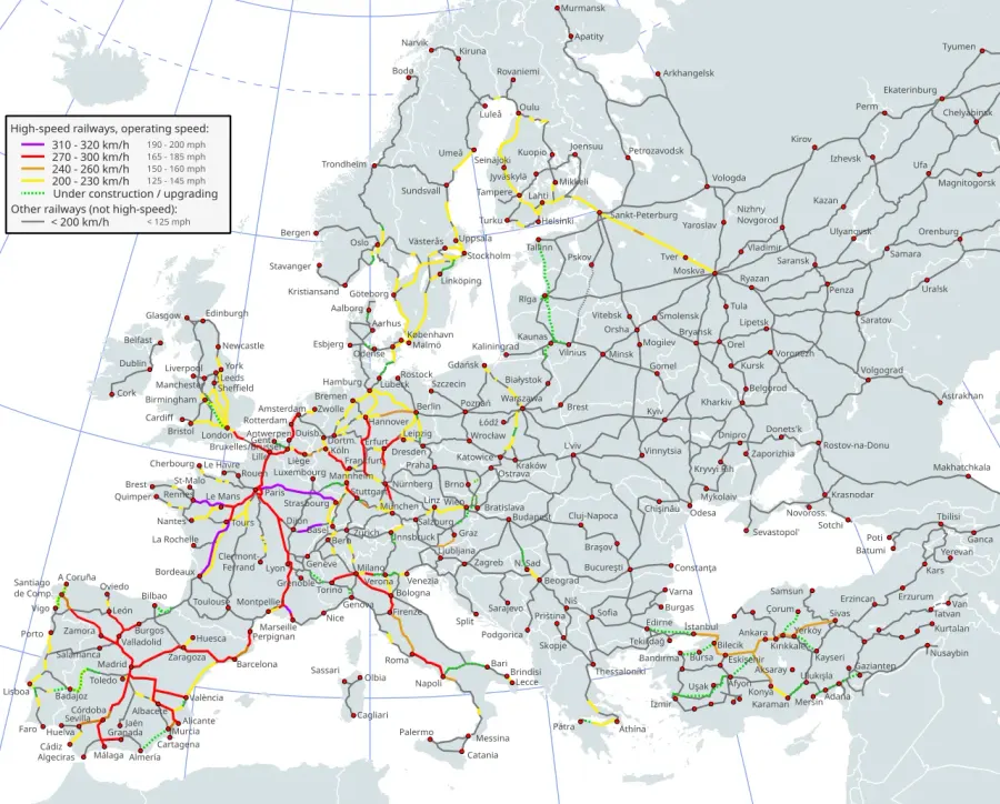 La carte HSL-Oost