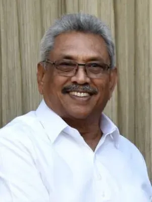 La carte Gotabaya Rajapaksa