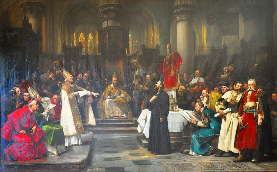 La carte Concile de Constance