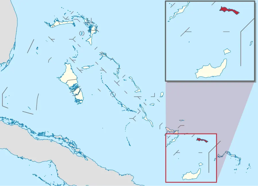 La carte Mayaguana