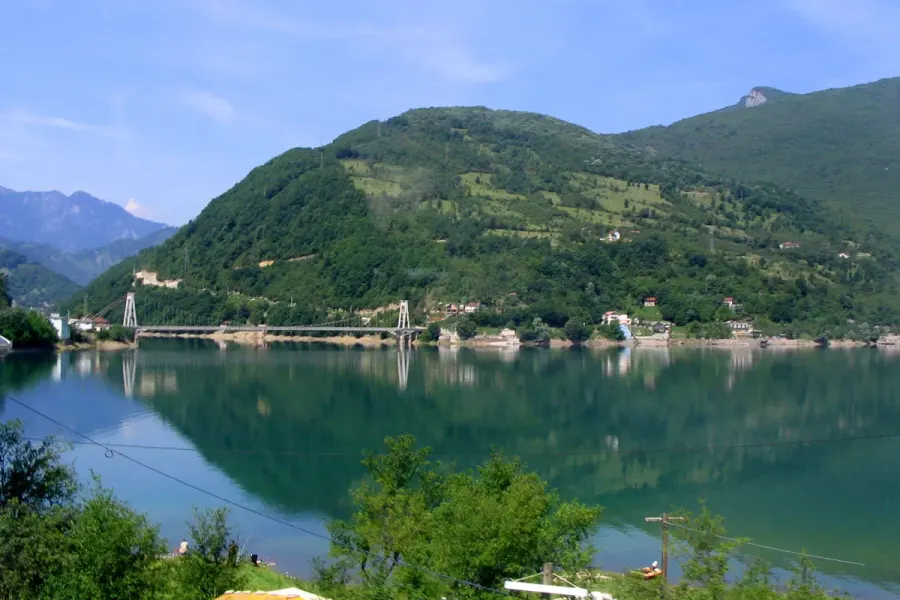 La carte Lac de Jablanica