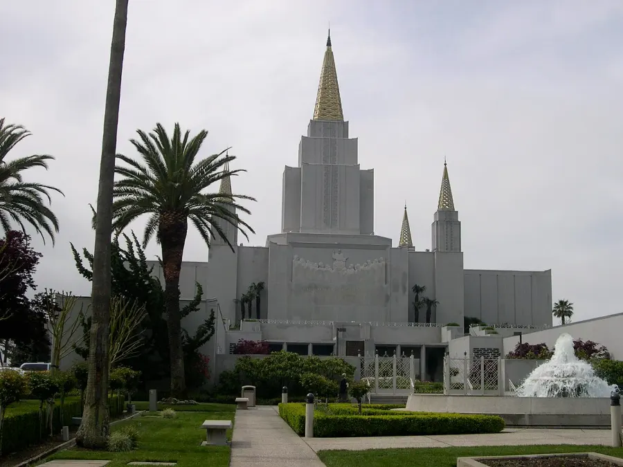 La carte Temple mormon d'Oakland