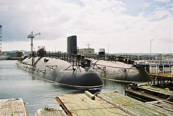 The HMS Conqueror card