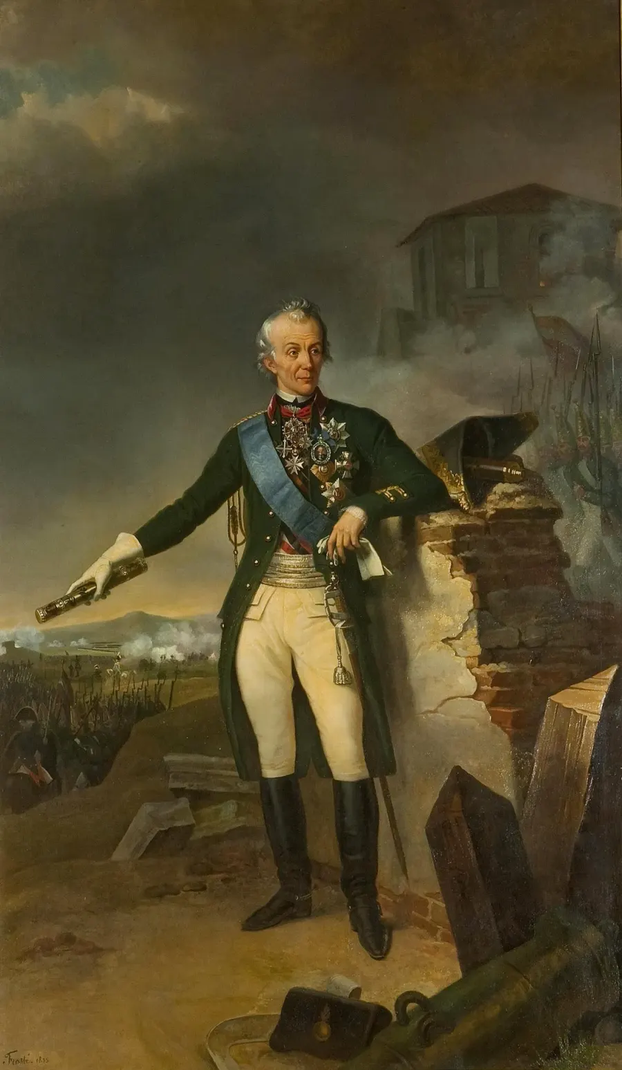 La carte Alexandre Souvorov