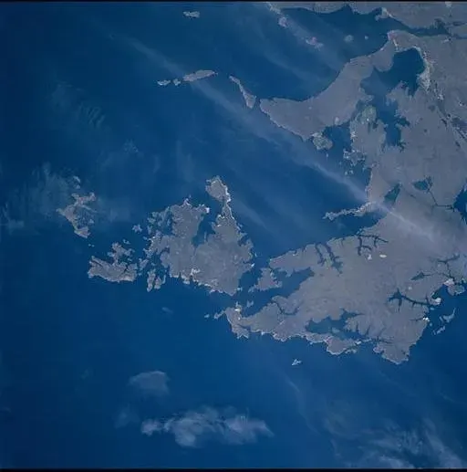 La carte Île Weddell