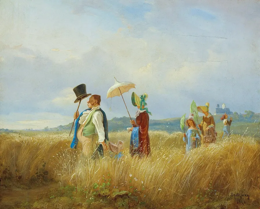 La carte Biedermeier