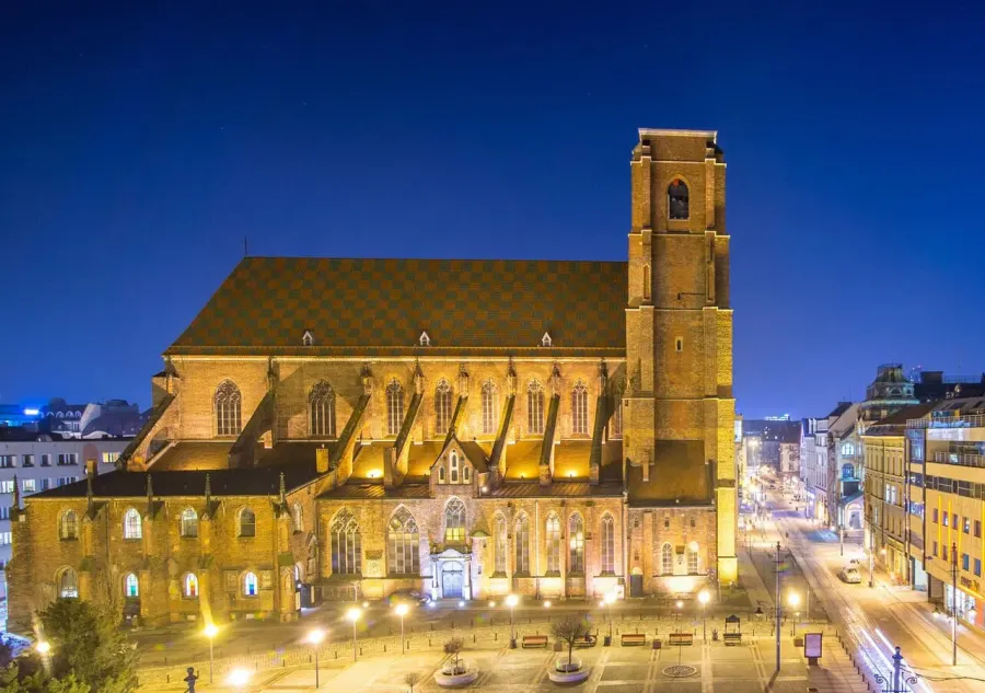 La carte Église de la Madeleine de Wrocław