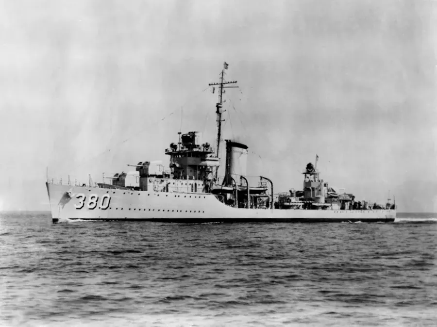 The Gridley-class destroyer card