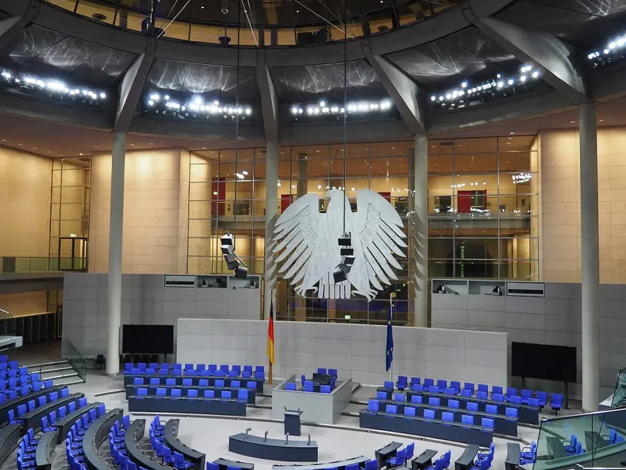La carte Bundestag