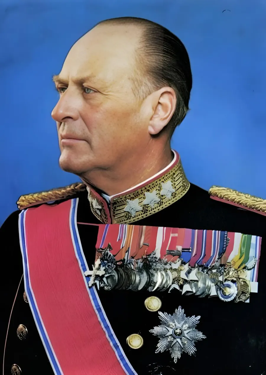 La carte Olav V