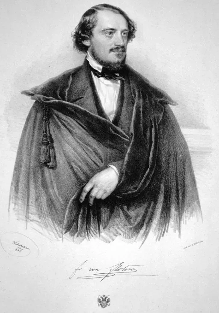 La carte Friedrich von Flotow