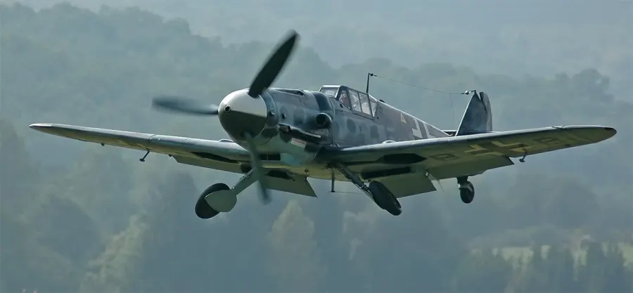 La carte Messerschmitt Bf 109